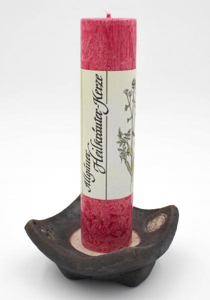 Handgemachter Kerzenständer schwarz